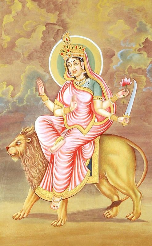 Jai Shree Ram everyone Have a fabulous sixth day of Chaitra Navratri on which day Ma Bhawani is worshipped in her Katyayani Swaroop या देवी सर्वभूतेषु मां कात्यायनी रूपेण संस्थिता, नमस्तस्यै नमस्तस्यै नमस्तस्यै नमो नमः।। 🙏🏻🙏🏻🙏🏻