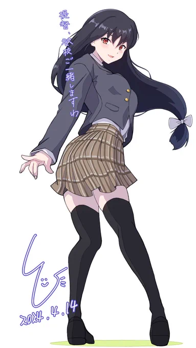 Xキャンペーン企画最終弾! ブレザー仕様の扶桑さんです!(∩'∀`)∩#艦これ #扶桑 
