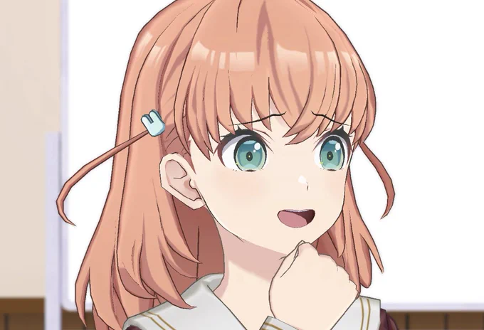 リンクラ活動記録24年度1話見た〜 ピカピ花帆ちゃん2年生になっても太陽みたいな存在が健在 後この顔何w(思わずスクショ)