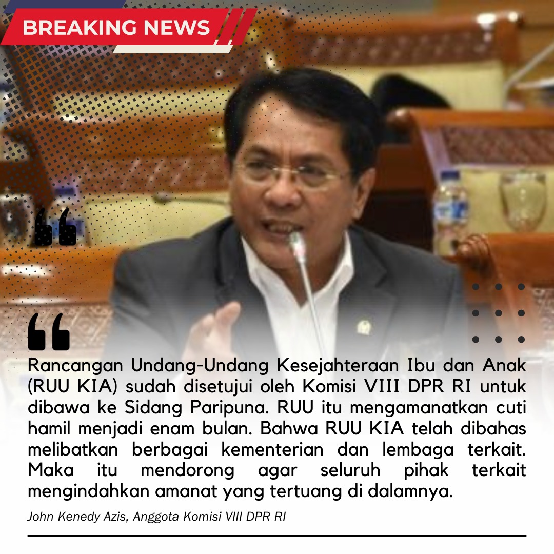 RUU Kesejahteraan Ibu dan Anak Disahkan: Langkah Maju untuk Masa Depan Anak Bangsa. #PerlindunganAnak #TegakkanHukum #KPK-RI #KPKRI #UndangUndang