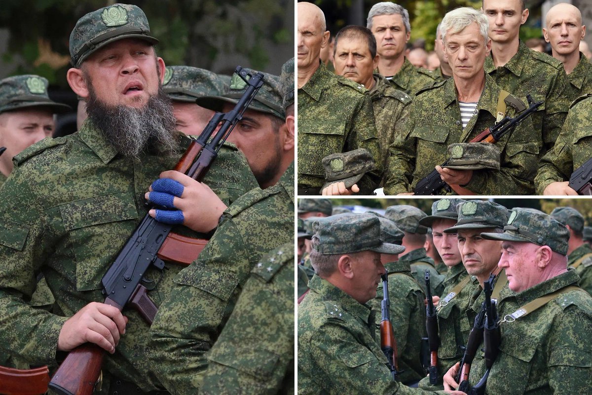 HescoBandit's tweet photo. @Of45Fan @svaime1 @wartranslated Meanwhile russia sending their old people from the beginning. https://t.co/05DTmlLGnQ