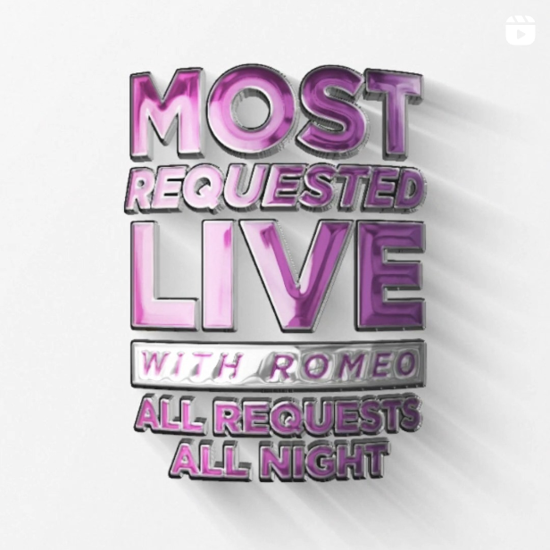Get your requests in to @OnAirRomeo tonight on #Instagram! 📨 #MostRequestedLive instagram.com/p/C5t-Z0oAwKk