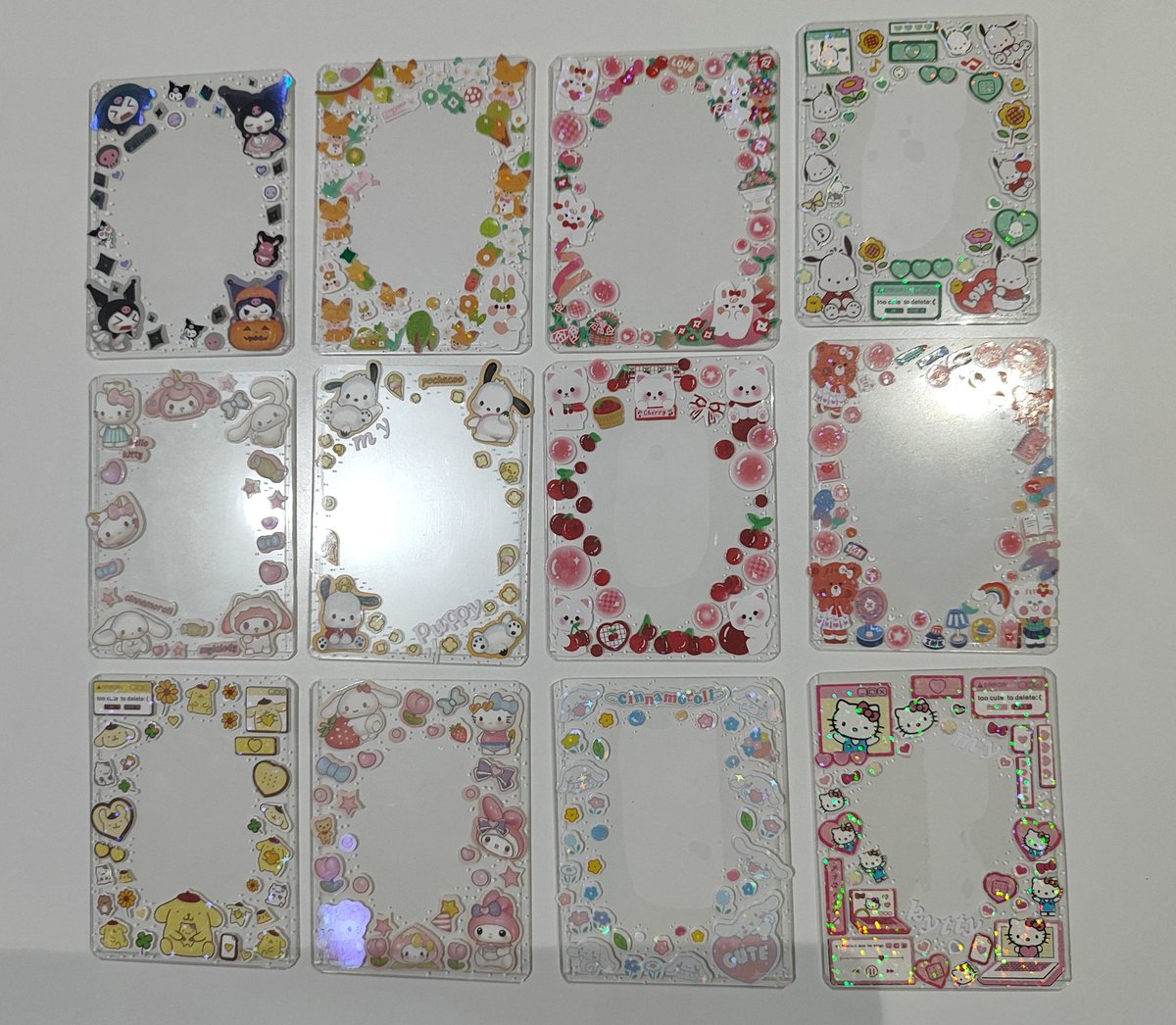 hakwo_o's tweet photo. oi gente
eu tô fazendo uns toploaders decorados e como eu nunca mexi com isso antes eu tô vendendo por um preço simbólico 

R$8,00 + frete (mini envios do superfrete)

levando 2 ou mais sai por R$7,00 cada ! 

mando fotos de cada um mais perto caso queiram. 🥺 https://t.co/gNLKMoq0AD