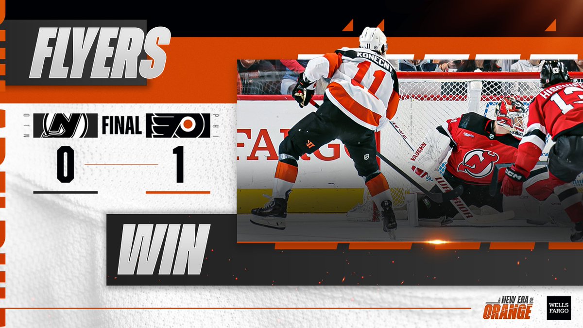 🔶 FLYERS WIN 🔶

PHILLY FIGHT TO THE VERY END.

#NJDvsPHI | @WellsFargo