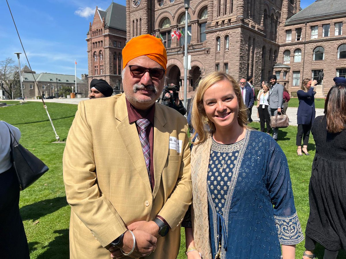 Mississauga is home to 24,000 Sikh-Canadians, whose contributions to our province’s economic and diverse landscape are unparalled. I joined my colleagues in marking Sikh heritage Month, celebrating the history, culture, and impact of Sikhs in Ontario!