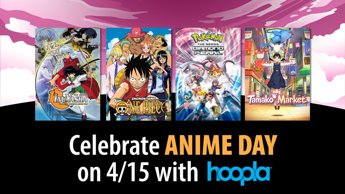 We have everything you need to celebrate #AnimeDay on April 15 😎! Use your FREE library card to enjoy instant access to our vast collection on @hooplaDigital 📖 📲! bit.ly/429tujP #GetCarded