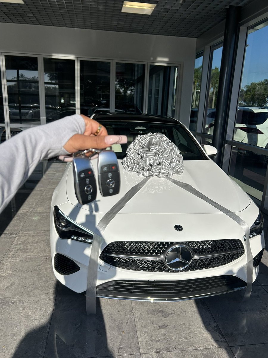 18 in a 2024 CLA 250 COUPE 🤍 #GodDid