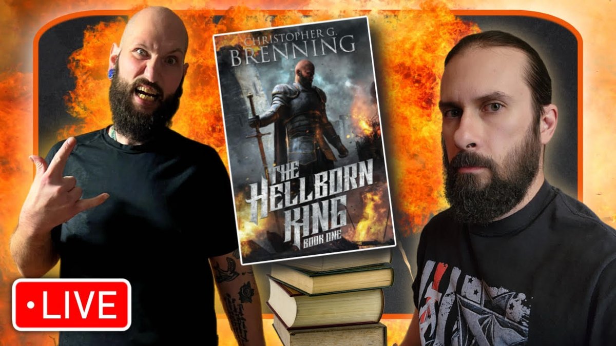 We are 5 minutes out of my HIGHLY ANTICIPATED chat with a guy who has had my back and vise versa, since the 'Peach Fuzz' stage of my channel's existence. I speak of @chrisgbrenning, the author of 'The Hellborn King' saga! We are going back to my old school interviewing methods.…