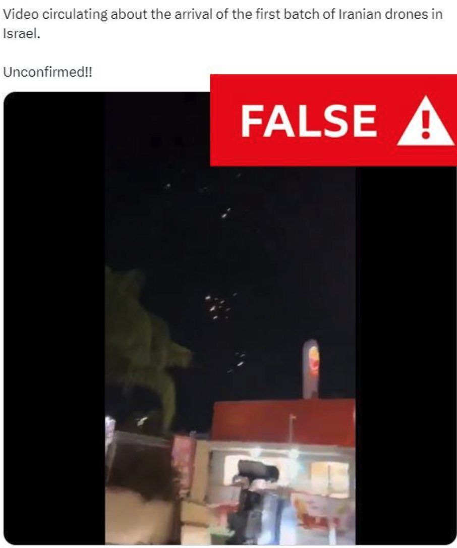 🚨🇮🇷🇮🇱 UPDATE - THIS VIDEO IS FAKE It is footage of a meteor shower posted online in August 2023. Source: Shayan Sardarizadeh