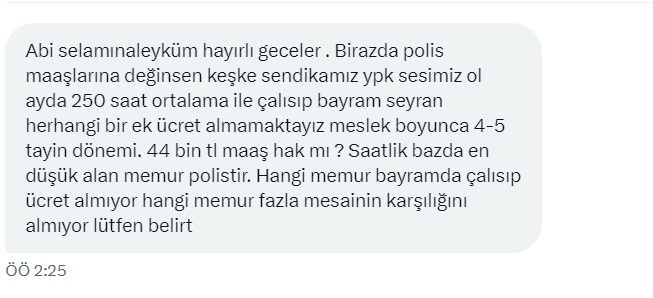 POLİSTE MEMURDUR. POLİSEDE HUKUK VE GÜVENCE HAKKI VERİLMELİDİR. Polis arkadaşlarımızın bu haklı hak arayışlarının yanındayız. 1.Çalışma Saatleri Düzenlenmeli 2. Fazla Mesai Ücretlendirilmeli 3. Akademiler Yeniden Düzenlenmeli 4. Emniyet Disiplin Tüzüğü Değiştirilmeli 5.Polisin…