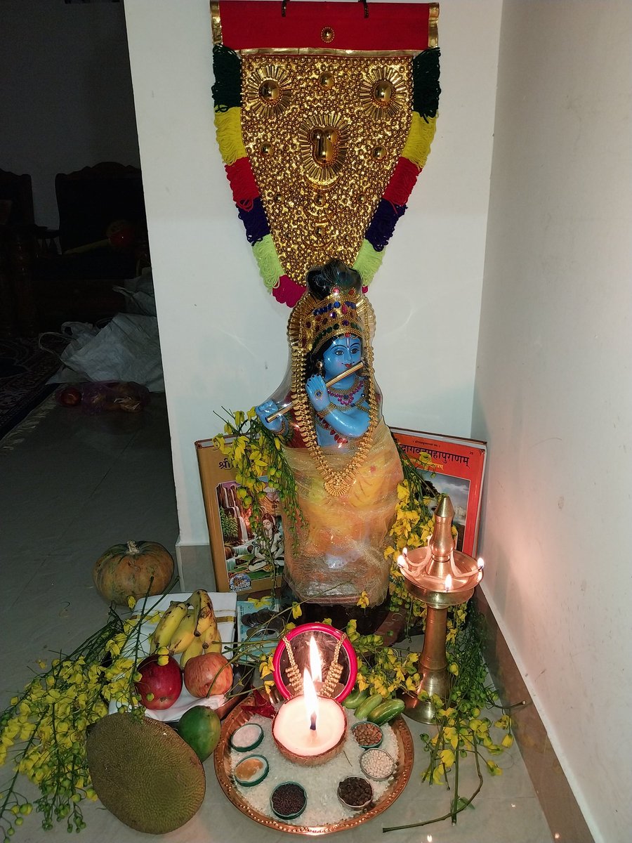 Ksuneesh86's tweet photo. सर्वेभ्यः विष्णुपर्वणः शुभाशयाः 
ഏവർക്കും വിഷു ആശംസകൾ... https://t.co/9DS0335zX4
