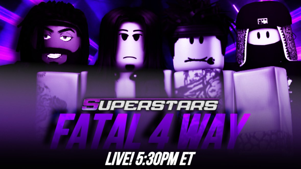 #RRWSuperStars LIVE TOMORROW: 

- @ridgesworld goes 1on1 with @takenotespussy. Both Superstars looking to get on The Slammiversary Card, Who will be successful? 

- THE PEOPLES CHAMPION @maardontcare takes on The RATED R SUPERSTAR @rememberingmsfl 

- Fatal 4 Way Between IC…