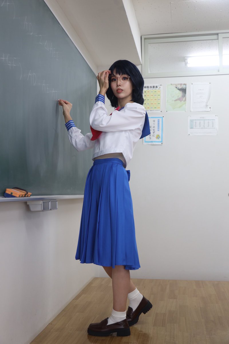 ⚠︎Cosplay
美少女戦士セーラームーン/水野亜美🩵

「好きな科目は 数学📖」

#セラムンコスプレ部