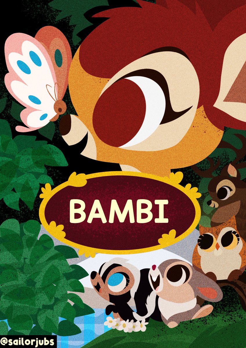 Sailorjubs's tweet photo. BAMBI COVER REDRAW https://t.co/BMhvHSGdSz