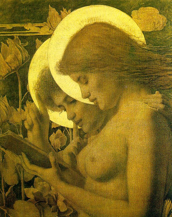 'The Haloes', Louis Welden Hawkins (1849–1910), French