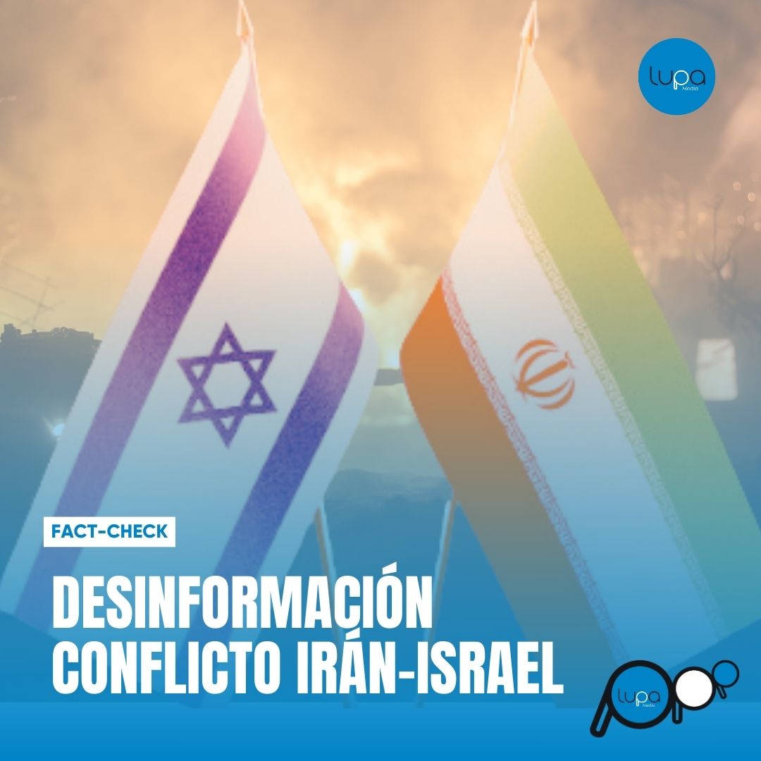 LupaMediaEC's tweet photo. 🔎#FactCheckLupa | El conflicto #IranIsrael y la tensión en Medio Oriente ha generado una ola de desinformación. 

🧵Revisa este hilo con las principales verificaciones⬇️ https://t.co/xbfDexjBqg