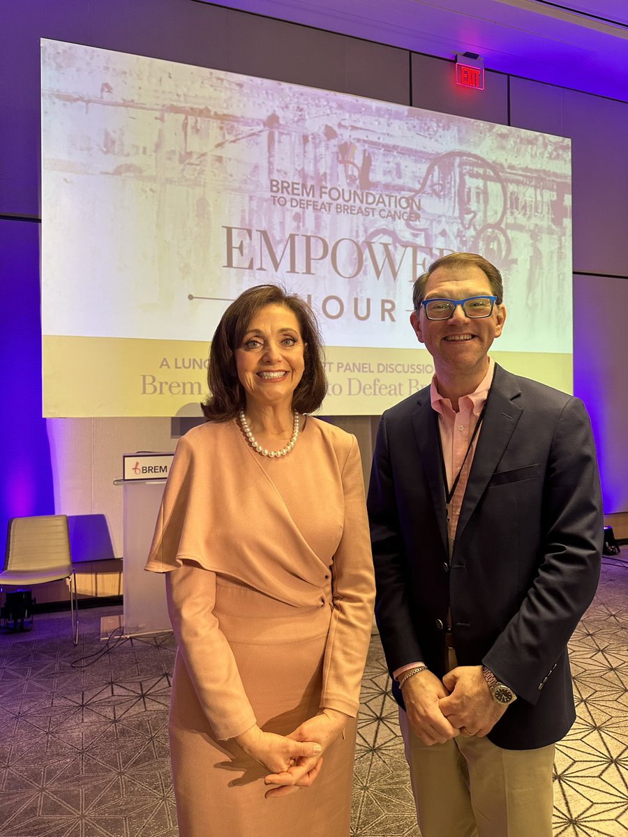 loujbartolo's tweet photo. I attended @bremfoundation Empower Hour event discussing prevention of Breast Cancer. I ran into MD Del.@JPenaMelnyk who is a great nursing advocate and able to speak with Brem’s founder Dr. Rachel Brem. Nursing continues to support the wonderful work they do for patients. https://t.co/GbK6fUK9zE