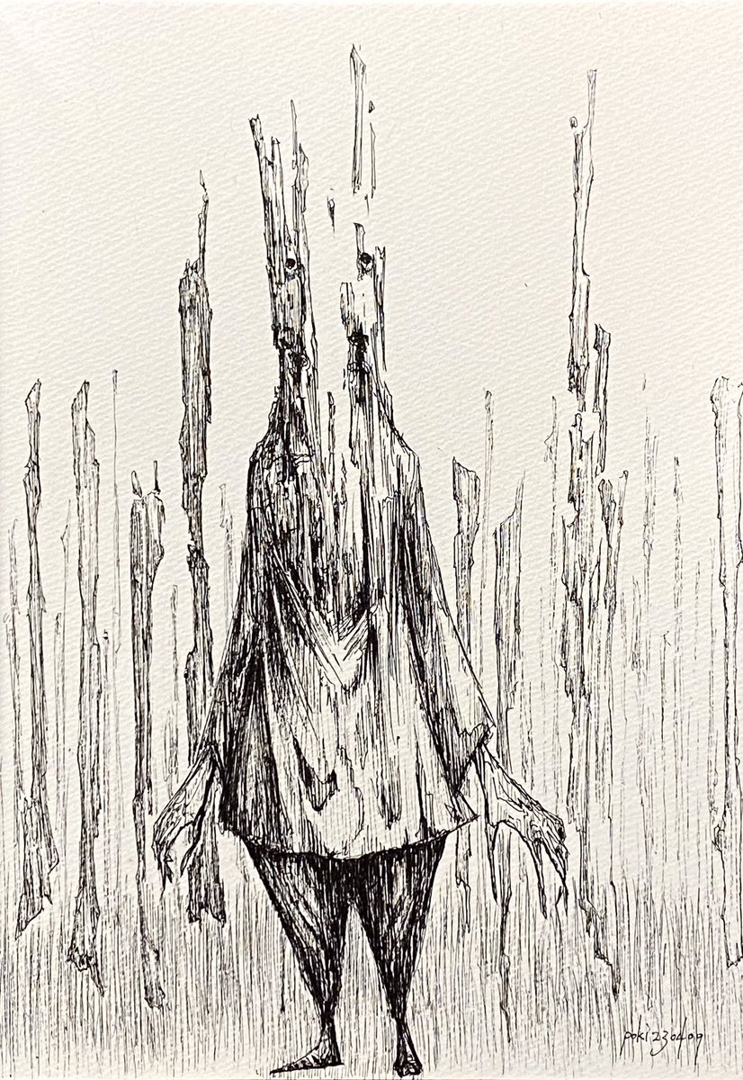 去年の今頃描いた絵。 