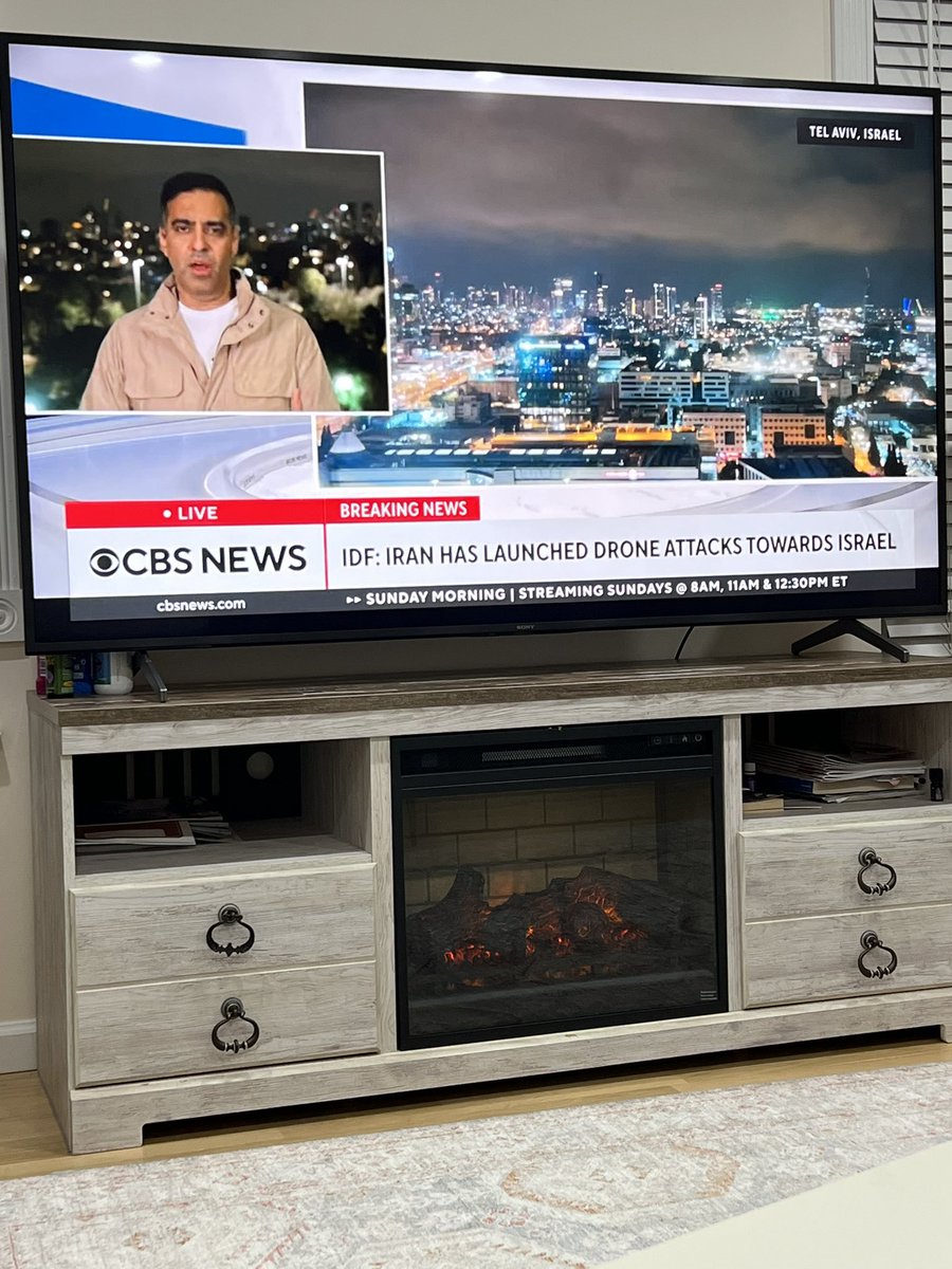 “#Iran is saying that it does not a further escalation.” “Things have changed very quickly this evening.” “People have been told to be prepared.” #Israel @ImtiazTyab @CBSNews