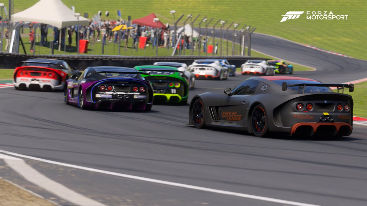 Ginetta test race tonight in the Evolve League, these things really are great fun #forzashare