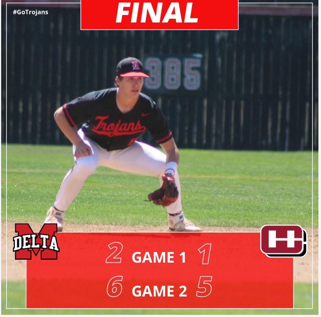 MDCC Baseball (@trojanbb) on Twitter photo Trojans get the SWEEP with not 1, but โ๏ธ extra inning walk-offs!!
<a href="/NashKoczka/">Nash koczka</a> 11 IP 4 H 0 ER 2 BB 8 K
<a href="/AlfordHill2/">Alford Hill</a> 4-7 2B 2 BB
<a href="/ThomasKuhn_1/">Thomas Kuhn</a> 4-8 2B 2 RBI
(4-5 Game 2) Trojans get the SWEEP with not 1, but โ๏ธ extra inning walk-offs!!
<a href="/NashKoczka/">Nash koczka</a> 11 IP 4 H 0 ER 2 BB 8 K
<a href="/AlfordHill2/">Alford Hill</a> 4-7 2B 2 BB
<a href="/ThomasKuhn_1/">Thomas Kuhn</a> 4-8 2B 2 RBI
(4-5 Game 2)