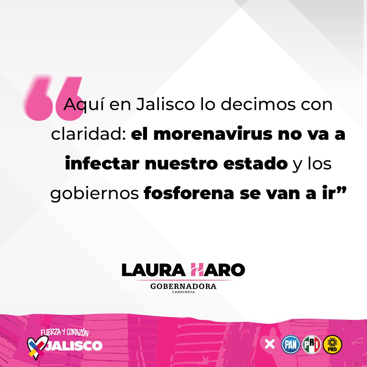 En Jalisco, ni Morena es la esperanza de nada, ni Movimiento Ciudadano es la solución de nadie.

#JaliscoDebate2024
#PorUnJaliscoSeguro
#LauraGobernadora