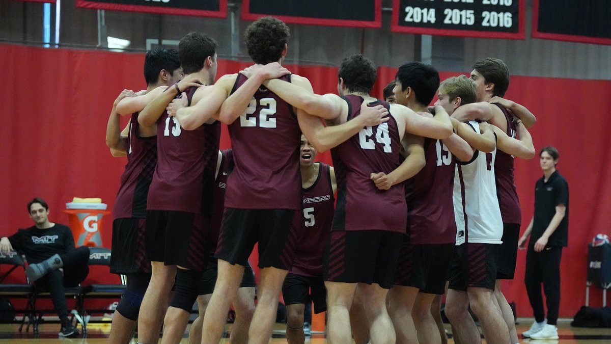 The No. 12 MIT men's volleyball team fell to No. 8 and hosts Vassar, 3-0, in the UVC semifinals. #RollTech Recap: tinyurl.com/27ysxt6c