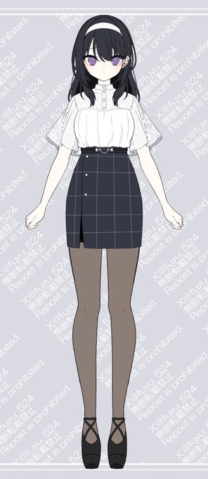 「see-through skirt」 illustration images(Latest)｜2pages