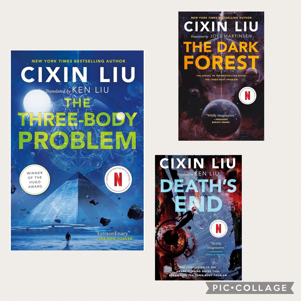 barnysanchez's tweet photo. It's just absolutely dope sci-fi geek stuff. And if you are wondering, my opinion on the Netflix series is that it doesn't even come close to the detail and richness of the books. I am also sharing an explanation of the 3-body problem for more context: https://t.co/EFyBh2dItv https://t.co/dq15iCCUft