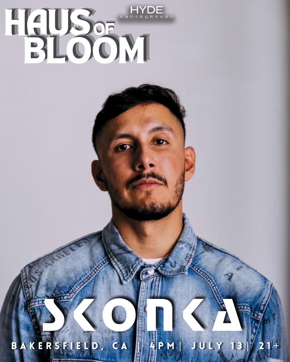 HydeUnderground's tweet photo. From the depths of Los Angeles, Skonka emerges with his own funky, yet creative musical perspective. Only at Haus of Bloom 🪩🦩🌴 https://t.co/q6ZUvxELvB