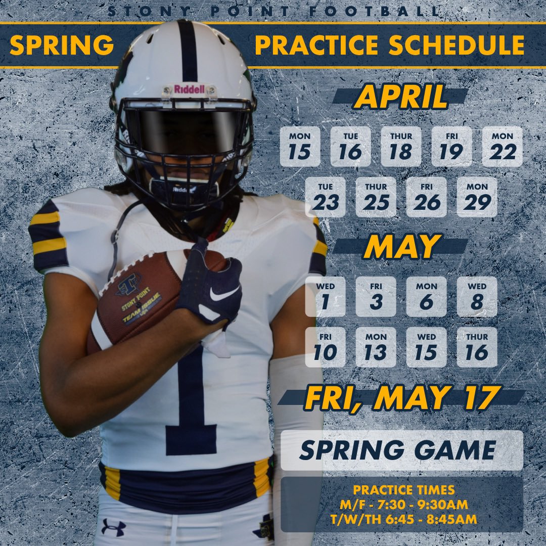 SPRING FOOTBALL | TIGER FIELD Spring football practice begins Monday, April 15 at 7:30 AM. #TigerFootball #24Ours #SeeYouOnTheField 🐅🏈