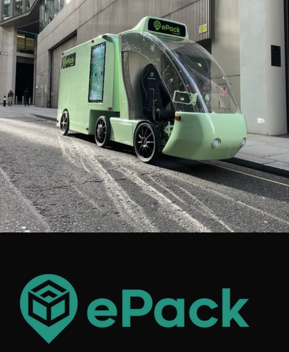 'Designed to navigate through existing and future cycling infrastructure, the ePack #ElectricVehicle transport is pedestrian zone friendly. It can access areas traditional vehicles can't, with 4000L (141.2 sq.ft) of cargo space and zero emissions.' More: cityshuttle.co.uk