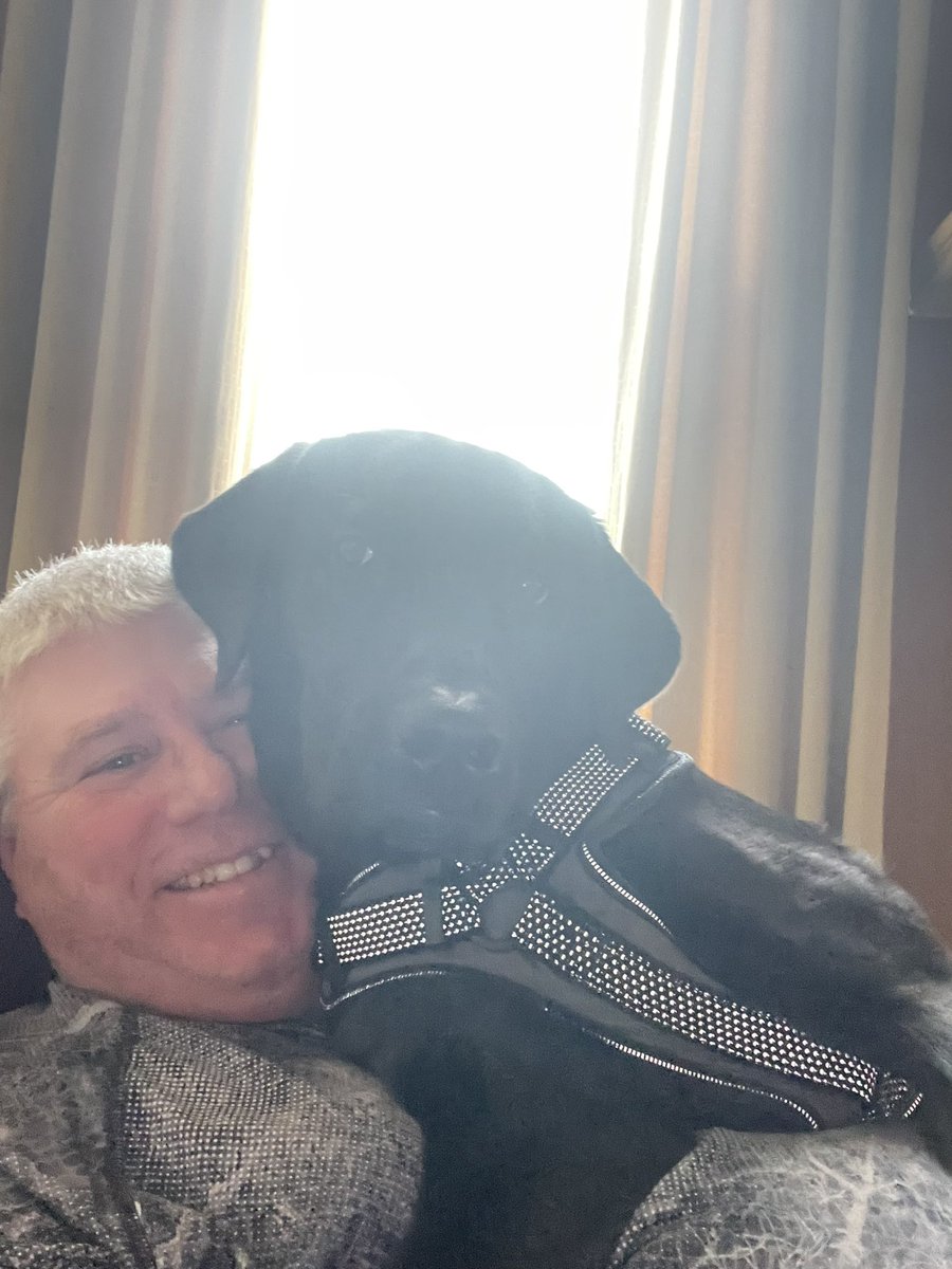 Watching TV with the puppy! Lol