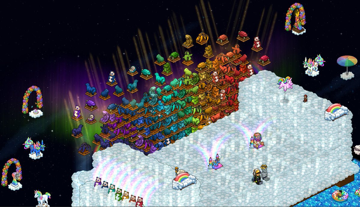 Vyrlahabbo's tweet photo. Participación concurso: MÁS ALLÁ DEL ARCOÍRIS  

🌈 Sofá trono arcoíris, donde te sientas a observar el nacimiento de los arcoíris. 🌈

@Habbo @ESHabbo

Participantes:  
vyrla @Vyrlahabbo
colombian--o @ES_colombian__o

Link de la sala: https://t.co/ccIAY3K9QU https://t.co/L8MXqpkQZD