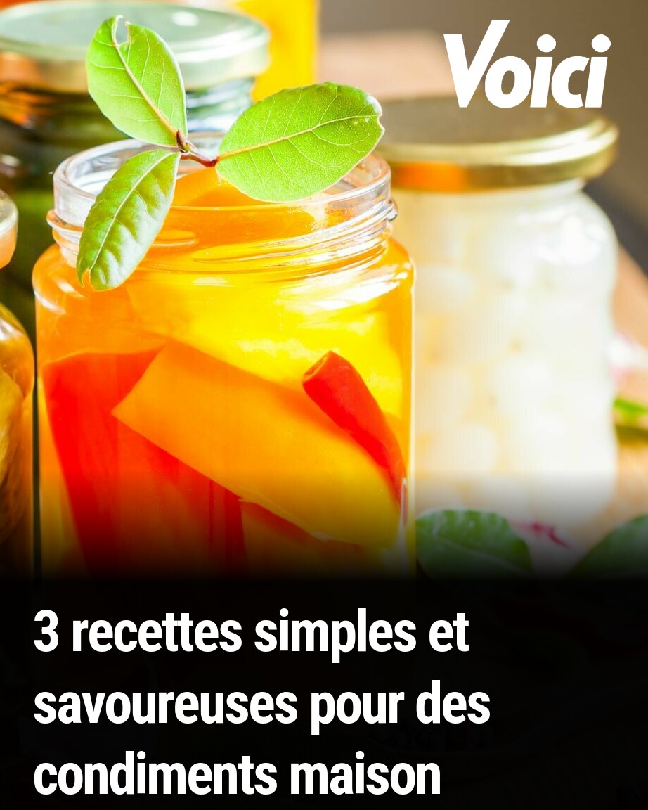 Pickles de légumes : 3 recettes simples et savoureuses pour des condiments maison ➡️ l.voici.fr/mHN