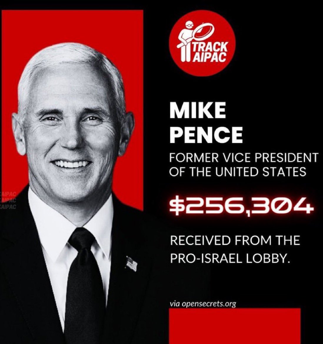 Mike Pence, you were bought, another Judas Iscariot of your own making. You are owned by the Zionists.