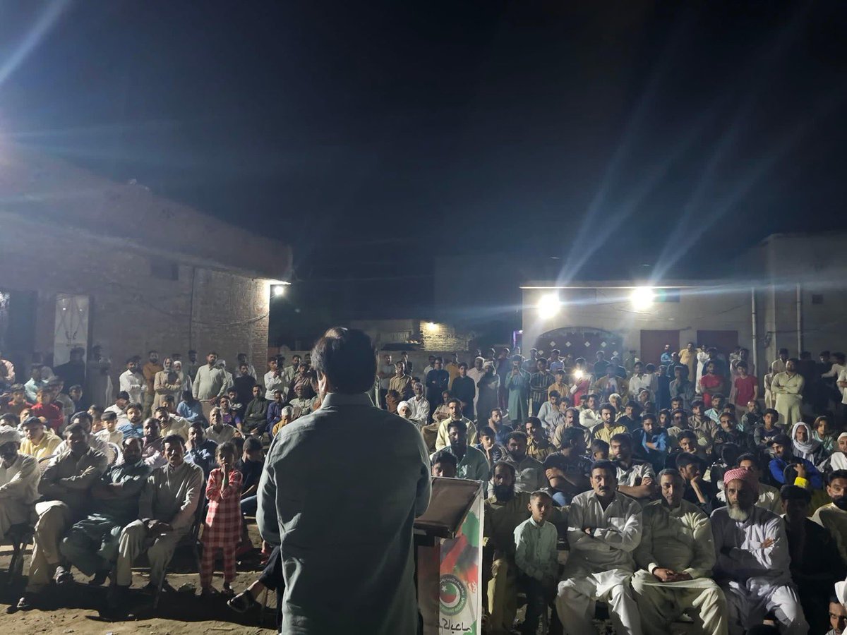 PTI_Politics's tweet photo. PP 54 Narowal Candidate Awais Qasim Doing his Election Campaign

Election symbol: Horse 🐎 
Polling Date: 21 April https://t.co/tGC3UgjnYx
