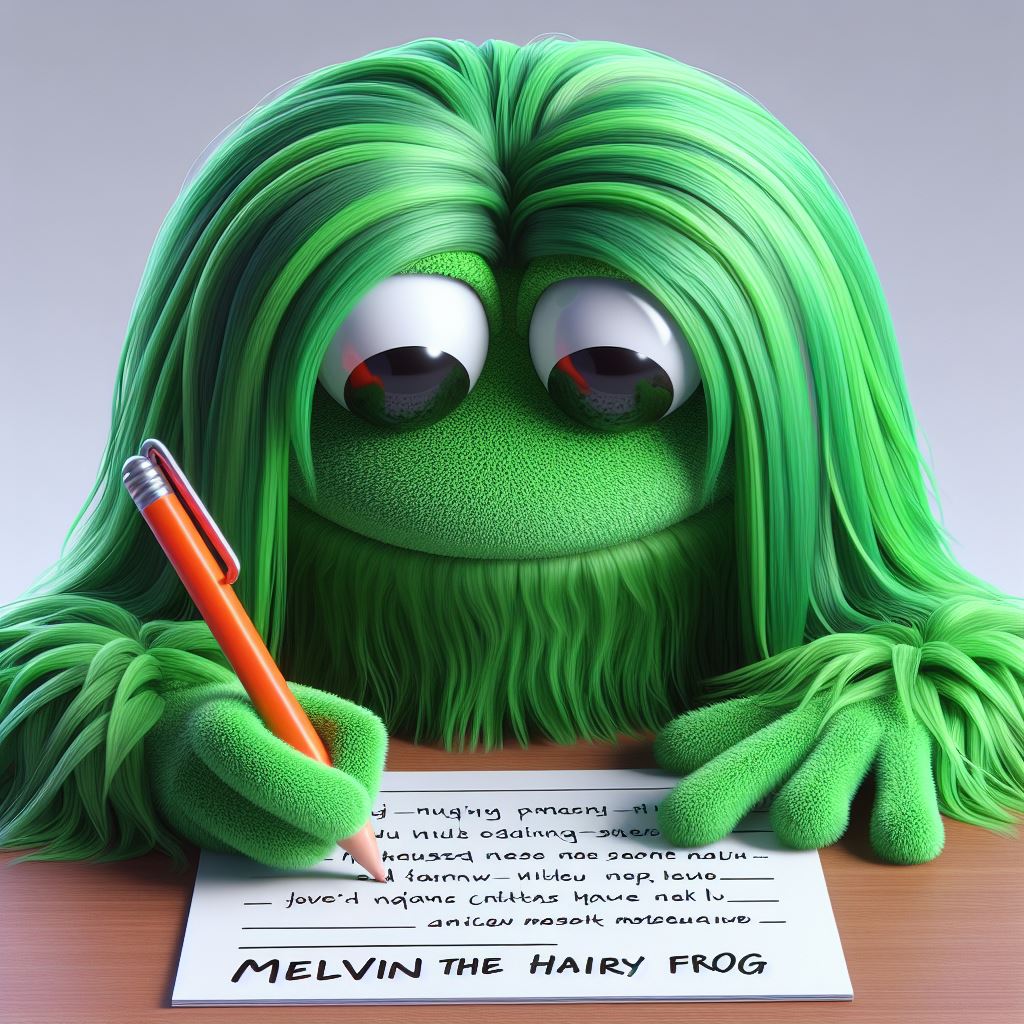 Author_man_ram's tweet image. Melvin The Hairy Frog
#FrogBlog
legallylucky.blogspot.com/2024/04/so-far…