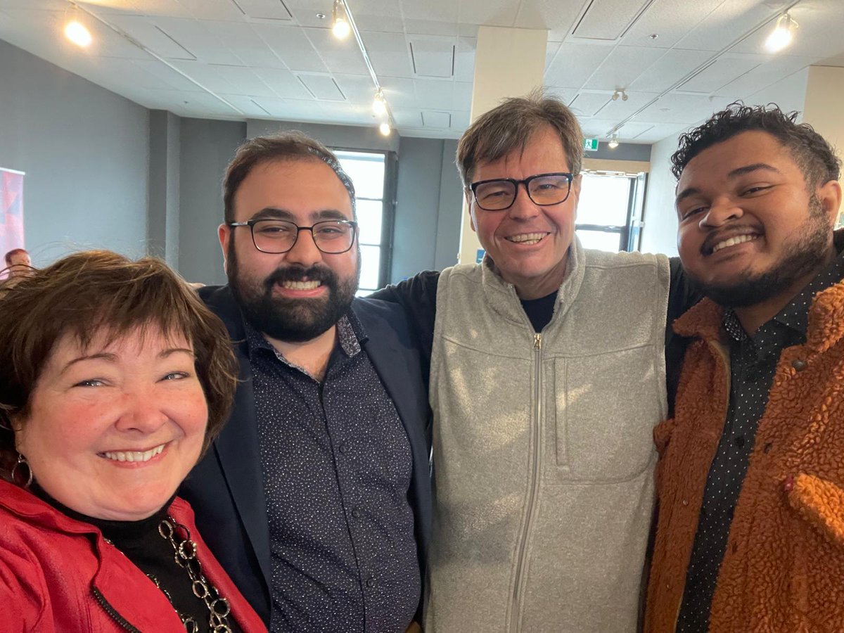 We had a fantastic Ontario Liberal Party Regional Meeting in Toronto today.  Here I am with a few fantastic Liberal friends including Sam, Jesse,  President Kathryn.