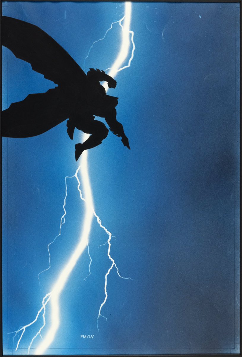 Iconic cover art by Frank Miller and Lynn Varley Batman: The Dark Knight Returns 1 (DC, 1986)