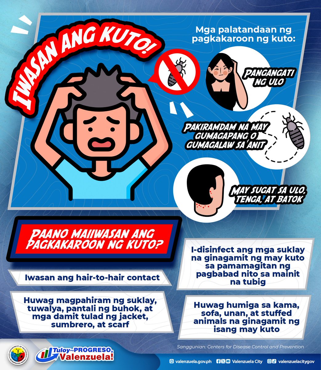 Ngayong tag-araw, iwasan ang kuto! 🌞

Narito ang ilang mga paalala: