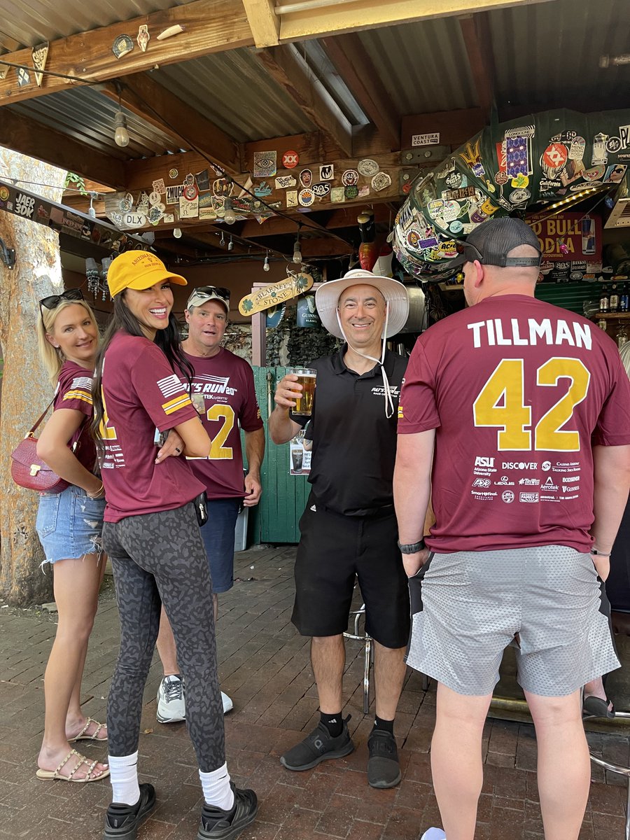 Happy @DougTammaro after an amazing #PatsRun! Glad he got to enjoy 1 hour off so far this year! 😈🔱🐐 #PatsRun24 #GoDevils #ForksUp @brooke_villone