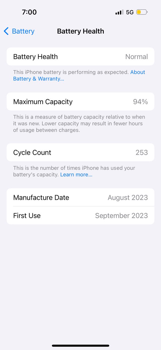 6 months old 15 Pro… not very impressed