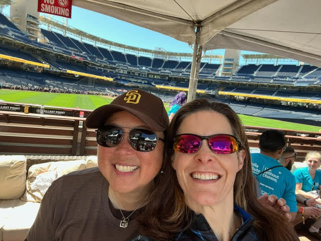 radychildrens's tweet photo. Check out #TeamRady members representing our Peckham Center for Cancer & Blood Disorders at the @Curebound_OFCL's @padres #pedalthecause. 🚲
100% of funds raised during the event will go to collaborative cancer research in #SanDiego, including at #RadyChildrens! 💙 https://t.co/qG9LwnQa7d