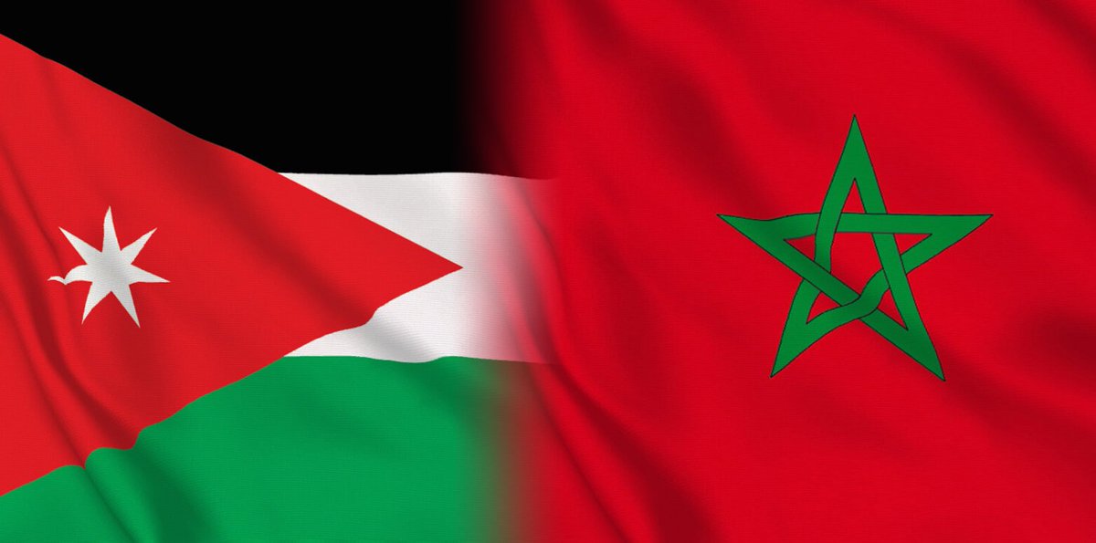 🇲🇦 🇯🇴 Support and thought for the brotherly #Jordanian #الأردن People & Jordanian Armed Forces engaged this night in the legitimate defense of its national security & citizens against collateral damage of the military situation in Middle East. #Morocco #Jordan #Israel #Iran