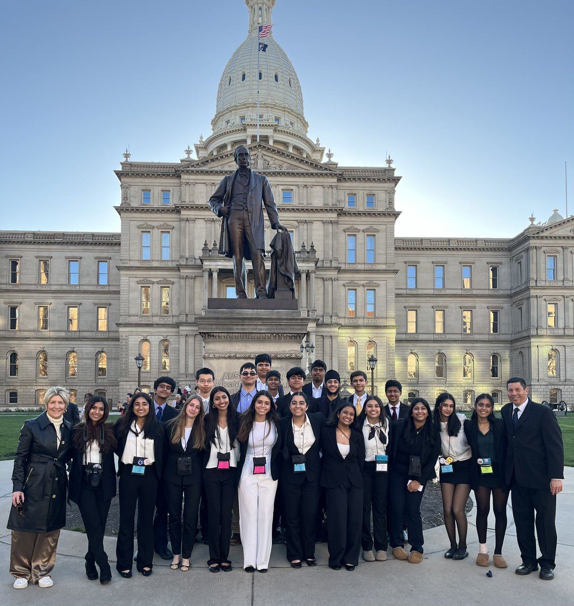 Novi High School’s 2024 Michigan Youth in Government Delegation @NCSD @BenMainka @nikkicarter81 @ymca @TheNoviNews @NoviHighSchool