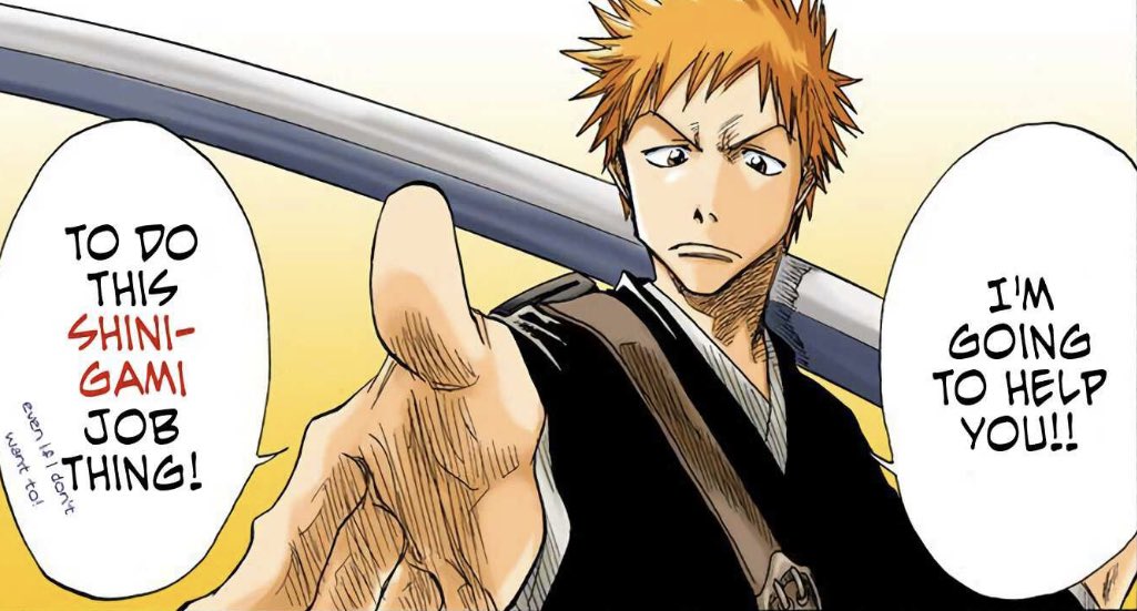 i think it’s hilarious when ppl make ichigo a lieutenant or captain like he never wanted to do this he just wanted to protect ppl 😭 how he gon protect his loved ones working in soul society