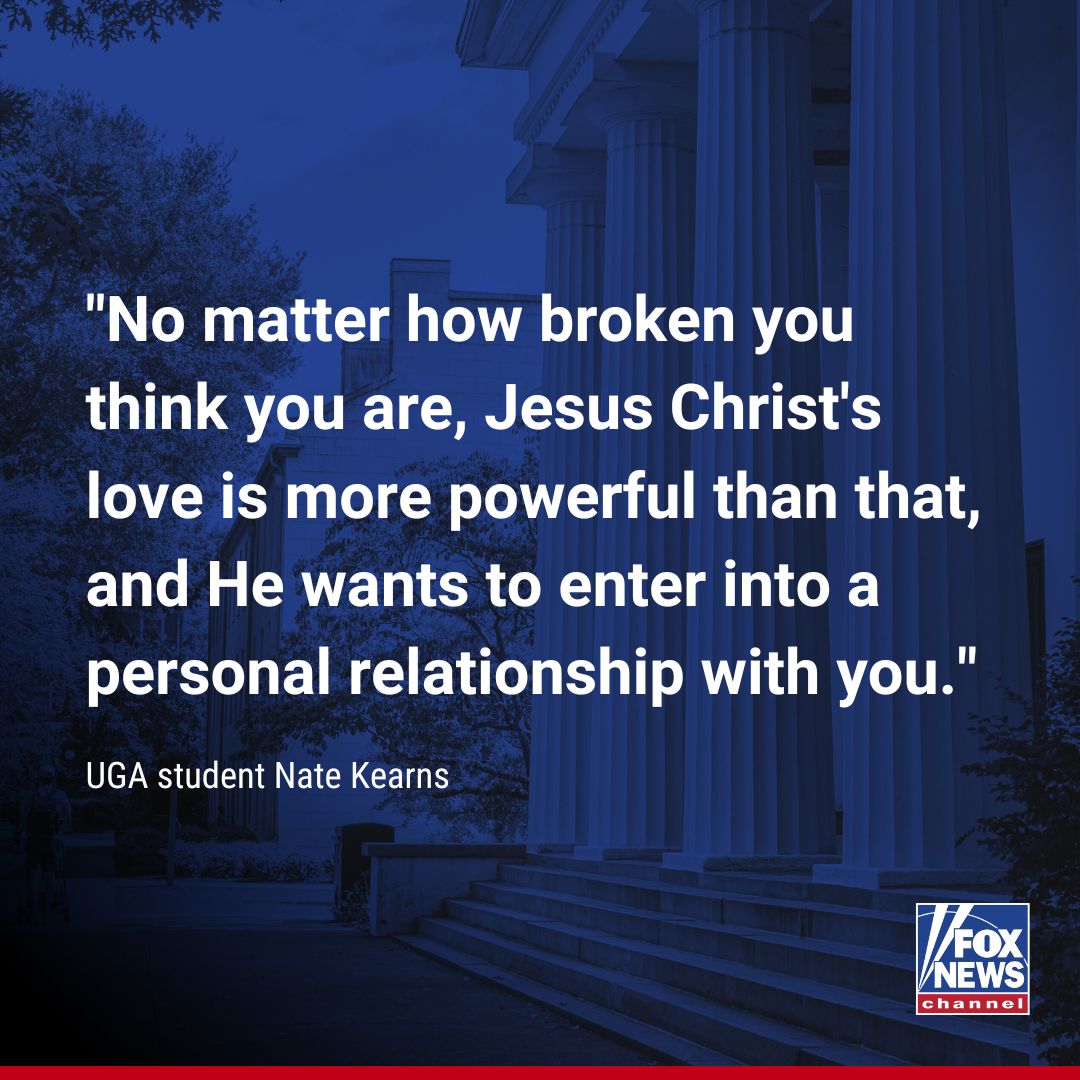 FoxNews's tweet photo. FAITH FIRST: Students at the University of Georgia are taking a step in their faith journey by being baptized in pick-up trucks. Hear more from a student who was baptized: https://t.co/FgExNHUcBe https://t.co/hzRGj2neef
