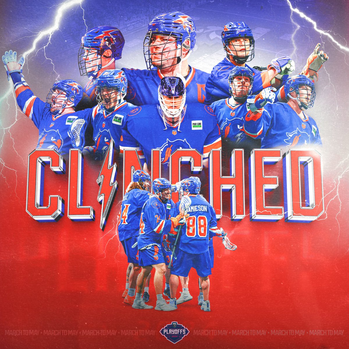 PLAYOFF BOUND!

With Calgary's loss tonight, your Thunderbirds have punched their ticket to the <a href="/NLL/">NLL</a> Postseason 

We’ll see you at The Nest for our regular-season finale against Colorado, next Saturday at 7:30 pm⚡️