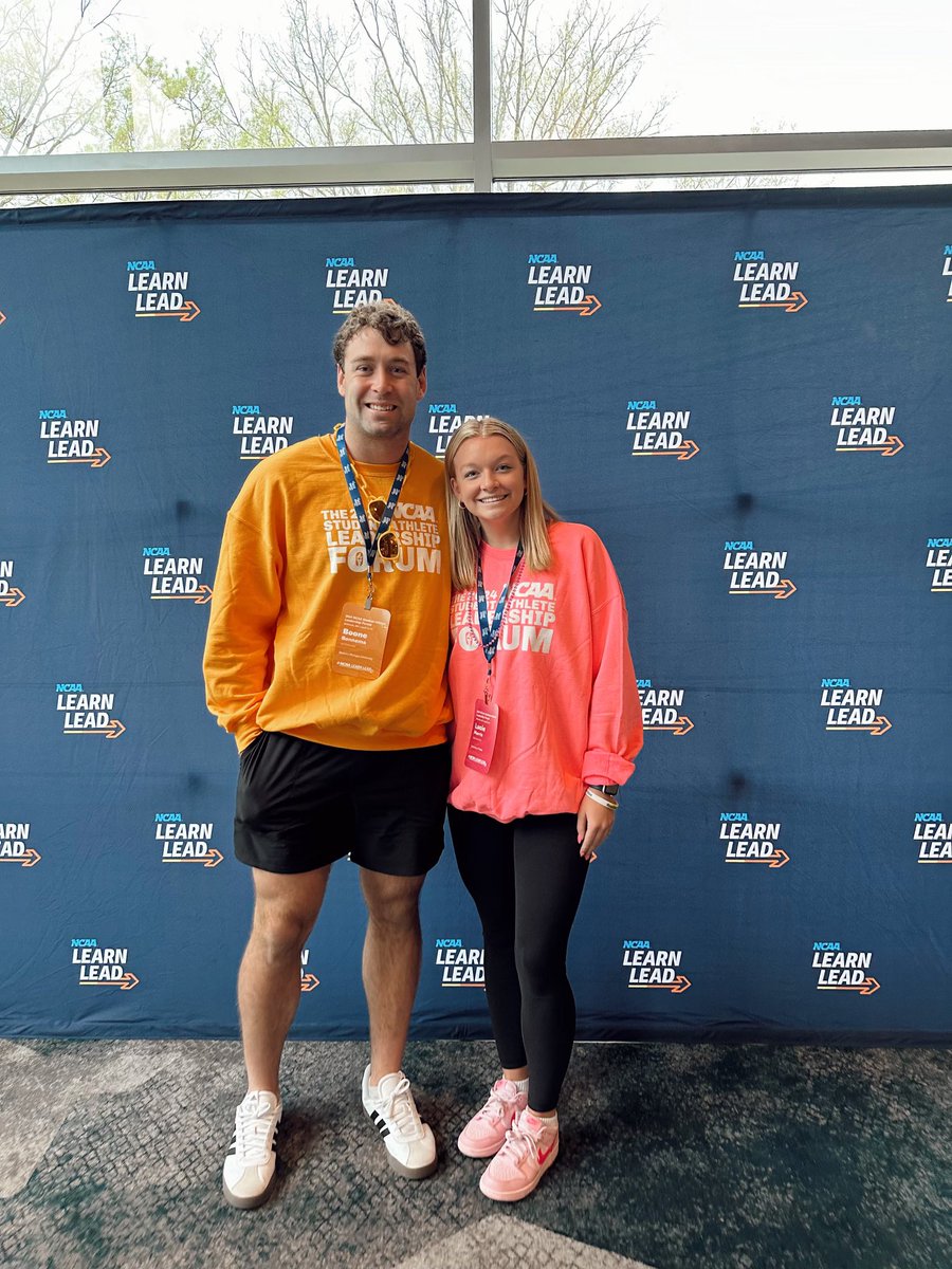 Shoutout to @Toledoswimdive’s Lucia Morris & @WMU_Football’s Boone Bonnema on representing the MAC at the NCAA Student-Athlete Leadership Forum this week! 🫡 #MACtion